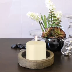 6pk Unscented Flat Top Smooth Pillar Candles Ivory - Stonebriar Collection -Northlight Store GUEST a40147db a13a 4a6b a7de bbae6eb03417