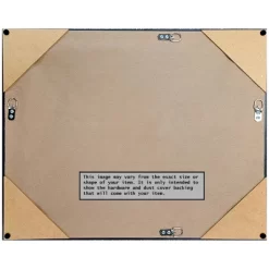 40" X 29" Non-Beveled Pinstripe Plank Gray Thin Wall Mirror - Amanti Art -Northlight Store GUEST a4498f61 fece 4bbf a13c 325a90e5261c 15