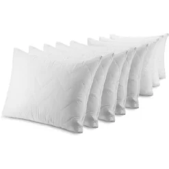 Waterguard Quilted Waterprof Cotton Top Pillow Protector Set Of 8 White -Northlight Store GUEST a4f9b998 8074 40ec b2c9 ec12037a44d5