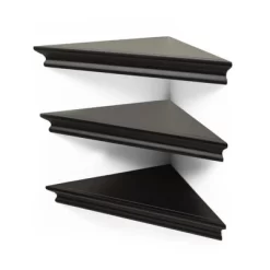 10.9" X 1.6" 3pk Providence Reilly Triangle Corner Shelf Set - Kiera Grace