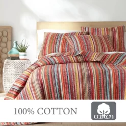 Uluru Stripe Quilt And Pillow Sham Set - Levtex Home -Northlight Store GUEST a53e125c d6b2 4314 b750 a4af84b7e592