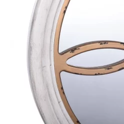 Distressed Round Wooden Traditional Wall Mirror Gold - StyleCraft -Northlight Store GUEST a587ea49 1b77 46a0 8fa0 bc65bbf1d49c