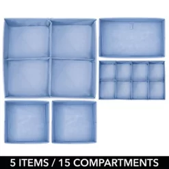 MDesign Child/Baby Drawer And Closet Storage Organizer Combo, Set Of 5 -Northlight Store GUEST a5c217e6 8462 4316 a23f d34a6fe11831