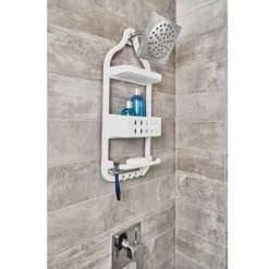 Cade Shower Caddy White - IDESIGN -Northlight Store GUEST a661f81d 6c41 443f 9fbe c585d6d9f03b