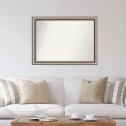 42" X 31" Non-Beveled Lyla Ornate Silver Wall Mirror - Amanti Art -Northlight Store GUEST a66df66c b852 4b22 917b 3a6965168df9