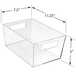 Azar Displays Large Organizer Storage Tote Bin With Handle 11.25"W X 7.5"D X 5"H, 4-Pack 11 Azar Displays Large Organizer Storage Tote Bin With Handle 11.25"W X 7.5"D X 5"H, 4-Pack -Northlight Store GUEST a77d9763 25a5 4fff 88e2 f3806d542085