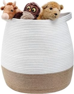Midlee Rope & Jute Bottom Toy Basket 10 Midlee Rope & Jute Bottom Toy Basket -Northlight Store GUEST a7d6a1a6 982c 46d3 aac0 a56c7588e7ed