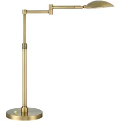 Possini Euro Design Possini Euro Warm Gold LED Swing Arm Desk Lamp -Northlight Store GUEST a8080915 3e5e 48ec 9460 7229189ffa29