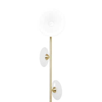 Modern Metal Floor Lamp Gold - Olivia & May 4 Modern Metal Floor Lamp Gold - Olivia & May - Image 2