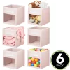 MDesign Kids Fabric Closet Storage Organizer Cube Bin Box -Northlight Store GUEST aab01d0a 1b75 42dd af4a bc242c8658c0