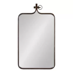 20" X 35" Yitro Rectangle Wall Mirror Bronze - Kate & Laurel All Things Decor