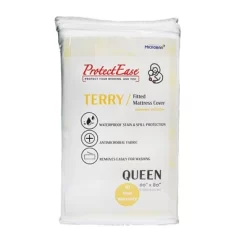 Terry Fitted Mattress Protector - ProtectEase 18 Terry Fitted Mattress Protector - ProtectEase -Northlight Store GUEST aaf56ffc 8611 4f9c a2e2 8f0292d7604b