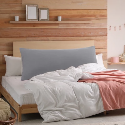 2 Pcs Body 20"x60" 1800 Microfiber Soft Pillowcase Grey - PiccoCasa 3 2 Pcs Body 20"x60" 1800 Microfiber Soft Pillowcase Grey - PiccoCasa