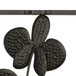 Set Of 2 Metal Floral Orchid Wall Decors With Black Frame Black - Olivia & May -Northlight Store GUEST ab880bbd 4da5 4926 a34f d4e3af2a547d