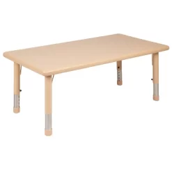 Flash Furniture 24"W X 48"L Rectangular Plastic Height Adjustable Activity Table 25 Flash Furniture 24"W X 48"L Rectangular Plastic Height Adjustable Activity Table -Northlight Store GUEST ac7dbdad f38f 481c 8947 3c28001e5d64