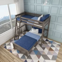 Max & Lily L-Shaped Twin Over Twin Bunk Bed -Northlight Store GUEST acc4e092 27d2 4d1d 9e08 cd43afe790d0