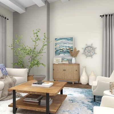 Wood Sail Boat Ship Wheel Wall Decor With Distressing Blue - Olivia & May 15 Wood Sail Boat Ship Wheel Wall Decor With Distressing Blue - Olivia & May - Image 13