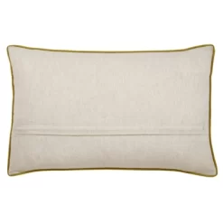 Saro Lifestyle Embroidered Christmas Tree Decorative Pillow Cover, Multi, 14"x22"