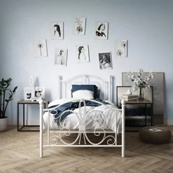 Twin Kids' Bombay Metal Bed White - Room & Joy -Northlight Store GUEST af02aa89 6960 4d98 911d 3c9504ccbb39