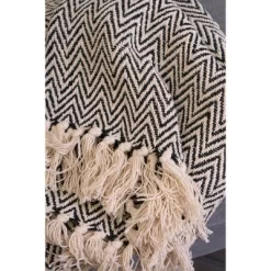 50"x60" Chevron Handloom Throw Blanket - Design Imports -Northlight Store GUEST af06f4b3 f39b 4dee b665 dca214351840