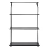 21" X 32" Walters Wood/Metal 3 Tier Shelving Black - Kate & Laurel All Things Decor -Northlight Store GUEST af803edf 6aa7 4795 8e50 cf954cedb4b0