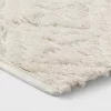 Textured Diamond Shag Bath Rug Cream - Opalhouse™ -Northlight Store GUEST af8db595 290c 4a45 8750 81322df3f29b