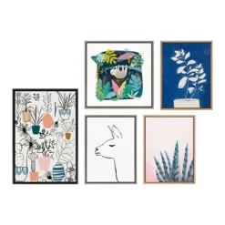 24" X 24" Sylvie Sloth Illo Framed Canvas Wall Art By Teju Reval Gray - Kate And Laurel 12 24" X 24" Sylvie Sloth Illo Framed Canvas Wall Art By Teju Reval Gray - Kate And Laurel -Northlight Store GUEST b054f7c3 21c4 4498 9010 7040b01afd10