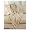50"x60" Sevan Soft Cotton Diamond Weave Throw Blankets Light Brown - Saro Lifestyle -Northlight Store GUEST b0b4fd7d ae7f 4963 89c9 2f26e5c8a2ff
