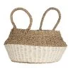 White Rope & Seagrass Belly Basket - Foreside Home & Garden 1 White Rope & Seagrass Belly Basket - Foreside Home & Garden -Northlight Store GUEST b0deb179 ea88 4d2f b389 efa32ed52278