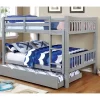 HOMES: Inside + Out Twin Over Twin Kids' Clare Bunk Bed Gray - IoHOMES -Northlight Store GUEST b13b9cd5 652d 4763 a054 dc916373fcdc