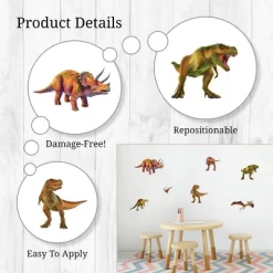 T-Rex And Friends Wall Decor - Decalcomania -Northlight Store GUEST b1e83498 587f 477c 9cda d60e0a61a3bd