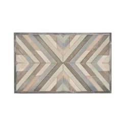 Wood Geometric Handmade Southwestern Wall Decor White - Olivia & May -Northlight Store GUEST b213f96a 487e 4065 b7cc b60dbbcec916