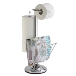Toilet Caddy Multi Functional Toilet Tissue Dispenser And Organizer Chrome - Better Living Products -Northlight Store GUEST b29d3514 fbe6 46b0 9d74 51b0b348c257
