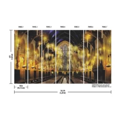Harry Potter Great Hall Mural - RoomMates -Northlight Store GUEST b2b4c6a5 4e83 466e b8c9 d318f6584e29