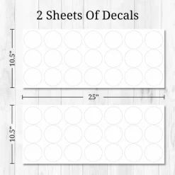 Polka Dots Wall Decor White - Decalcomania -Northlight Store GUEST b47cc10d cfac 4ae4 b7be eb67cef58971