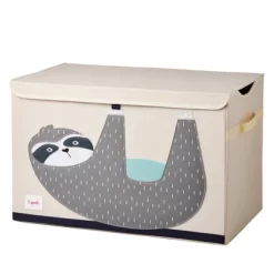 3 Sprouts Collapsible Toy Chest Storage Bin With Lid And Bookshelf Rack For Baby And Toddler Bedroom Or Playroom, Sloth Print Design -Northlight Store GUEST b5607d14 8ee3 49f3 b9b3 a2c6f4964b61