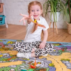 KC CUBS | The Flintstones Boy & Girl Kids City Road Car Vehicle Traffic Educational Learning & Game Play Nursery Classroom Rug Carpet -Northlight Store GUEST b5673ba6 49f3 446d b66d 44b5250b3fe9