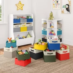 2pc Kids' 10.5" Two-Toned Folding Storage Bin Set - RiverRidge Home 24 2pc Kids' 10.5" Two-Toned Folding Storage Bin Set - RiverRidge Home -Northlight Store GUEST b5c013b6 7293 4346 a84a 13995c6492ac