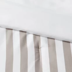 Stripe Microfiber Reversible Comforter & Sheet Set Gray - Room Essentials™ -Northlight Store GUEST b65afb85 beab 4297 9811 44349d679d7e