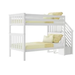 Max & Lily Twin Over Twin Staircase Bunk Bed -Northlight Store GUEST b6ed9235 3606 45df a9d3 8b67c53cf35f