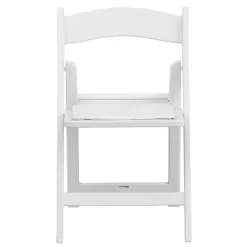 Emma And Oliver 2 Pack Kids White Resin Folding Event Party Chair With Vinyl Padded Seat -Northlight Store GUEST b7d12561 b8ca 47ec 858a faf730a574af
