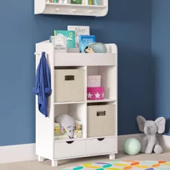 Kids' Book Nook Cubby Storage Cabinet With Bookrack - RiverRidge Home 21 Kids' Book Nook Cubby Storage Cabinet With Bookrack - RiverRidge Home -Northlight Store GUEST b8381782 6b6c 48b1 b3c2 bb02b7ca4b28