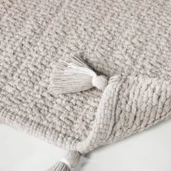 20" X 32" Solid Tassels Bath Rug Gray - Hearth & Hand™ With Magnolia 7 20" X 32" Solid Tassels Bath Rug Gray - Hearth & Hand™ With Magnolia -Northlight Store GUEST b90ed812 f2fc 4c43 9a96 6805656b4891
