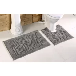 Trier Collection Ultra Soft Cotton & Polyester Bath Rug - Better Trends -Northlight Store GUEST bb620d17 835b 497b ab46 4e3b0f98a8ba