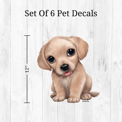 Cats & Dogs Wall Decor - Decalcomania 5 Cats & Dogs Wall Decor - Decalcomania - Image 3