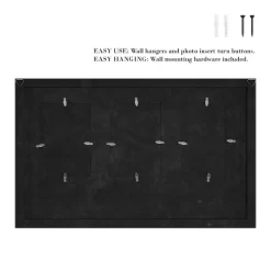 Wall Picture Collage With 3 Hanging Hooks- Wall Mounted Photo Frame Decor With Rustic Wood Look, Holds 4x6 Pictures By Hastings Home 11 Wall Picture Collage With 3 Hanging Hooks- Wall Mounted Photo Frame Decor With Rustic Wood Look, Holds 4x6 Pictures By Hastings Home -Northlight Store GUEST bc80b913 6003 4e0f a778 93b709207cb3