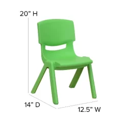 Flash Furniture 4 Pack Plastic Stackable School Chairs With 10.5" Seat Height -Northlight Store GUEST bd5d152f 9865 4162 9ea7 a1d56e04fe99