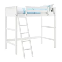 Twin Houston Kids' Wooden Loft Bed With Ladder - Room & Joy -Northlight Store GUEST bd5e4b42 4802 42aa 8969 5308063bb85e