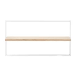 4pc Framed Wall Shelf Set White/Maple - Danya B. -Northlight Store GUEST be1d26c9 55e1 45dc 804e 22966b5d6974