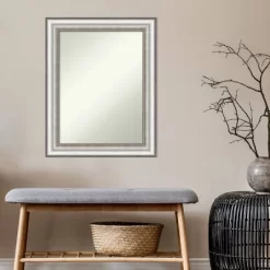 23" X 29" Non-Beveled Salon Silver Wall Mirror - Amanti Art -Northlight Store GUEST be276d78 0677 4197 ac84 4bf7854d8231